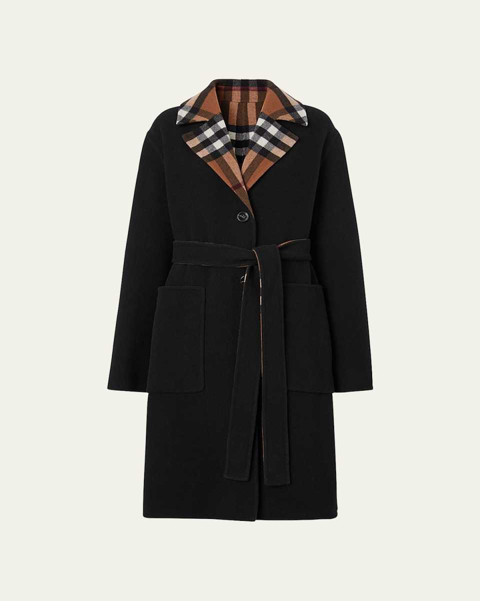Dorea Belted Reversible Coat