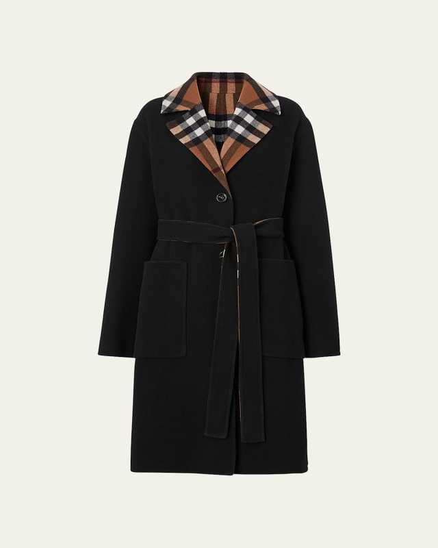 Dorea Belted Reversible Coat