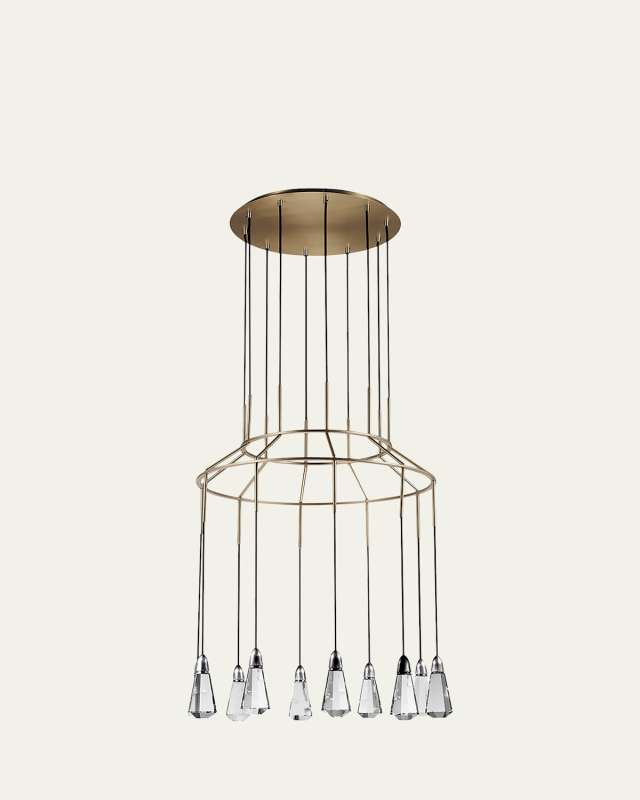10-Carat LED Round Chandelier