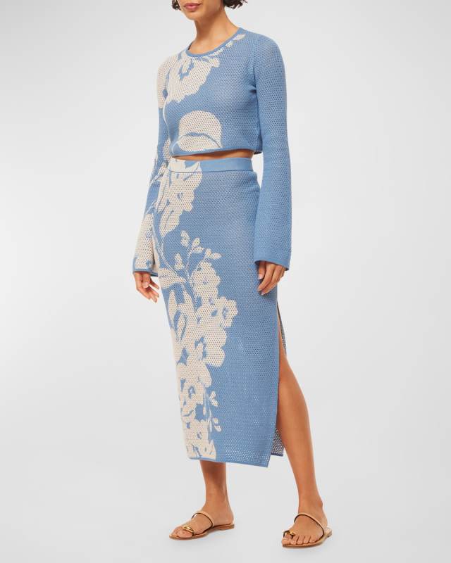 Dara Knit Midi Skirt