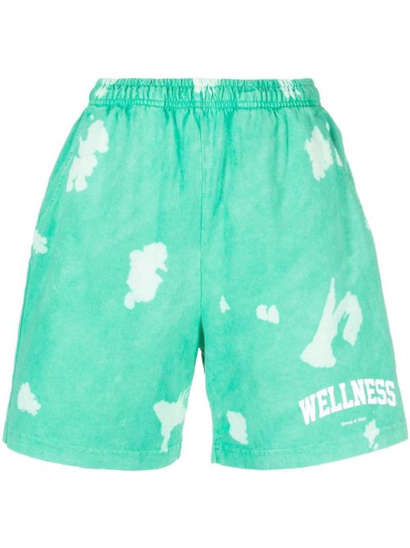 Wellness tie-dye shorts
