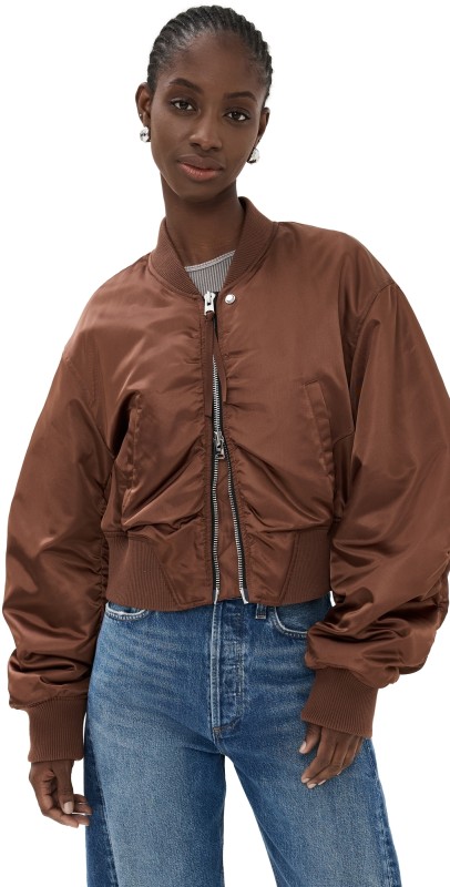 AGOLDE Jett Bomber Jacket Gingersnap