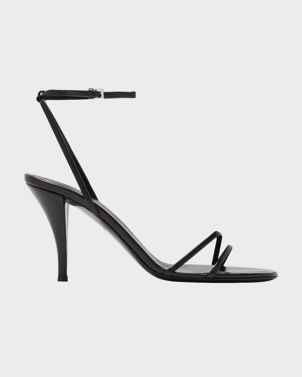 Cleo Leather Stiletto Sandals