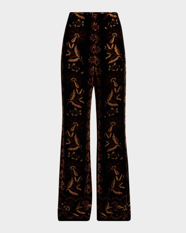 Firenze High-Rise Flare Pants