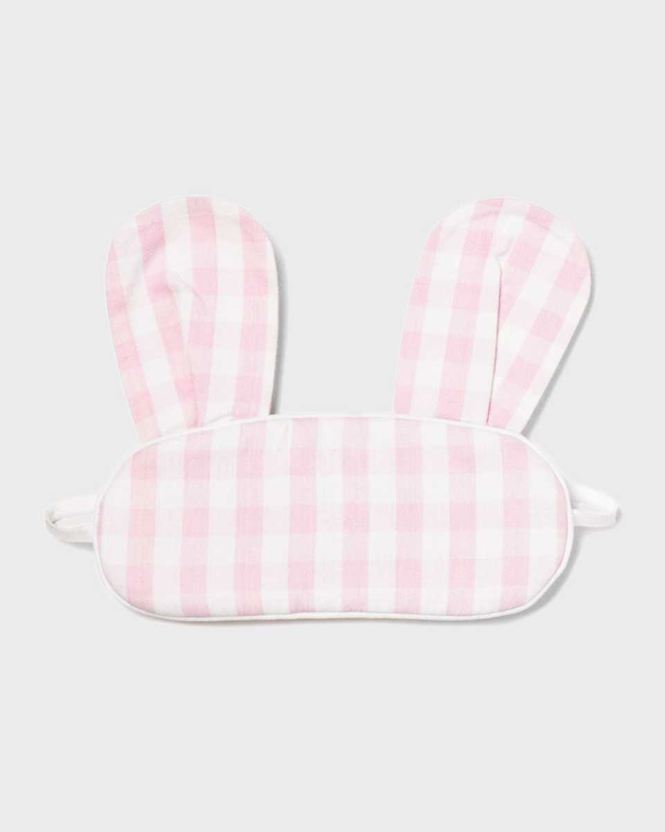 Kids' Bunny Gingham Eye Mask