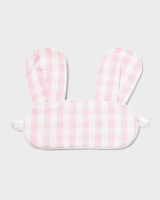 Kids' Bunny Gingham Eye Mask