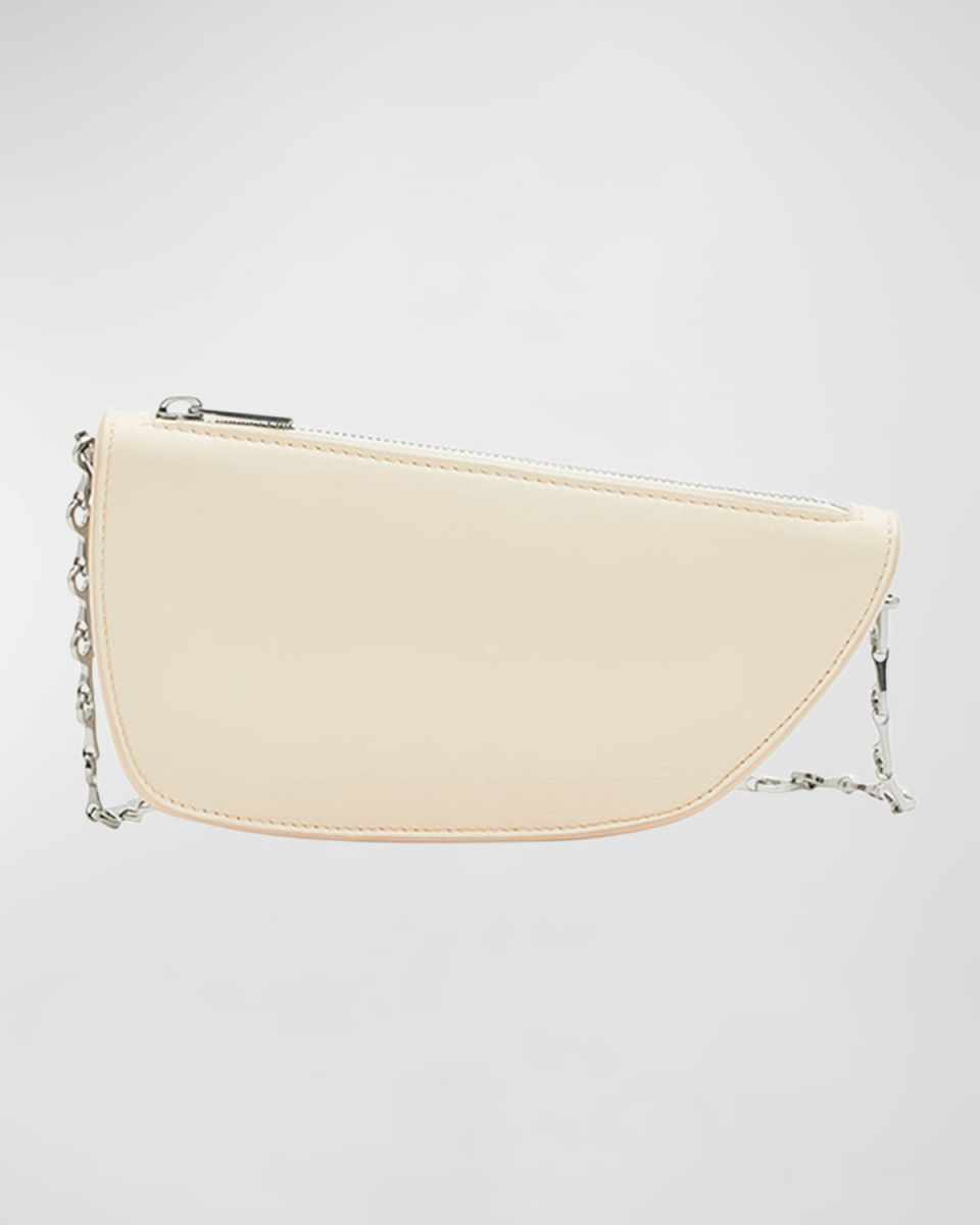 Micro Shield Leather Shoulder Bag