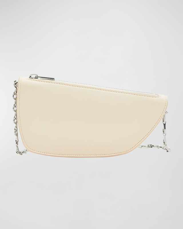 Micro Shield Leather Shoulder Bag