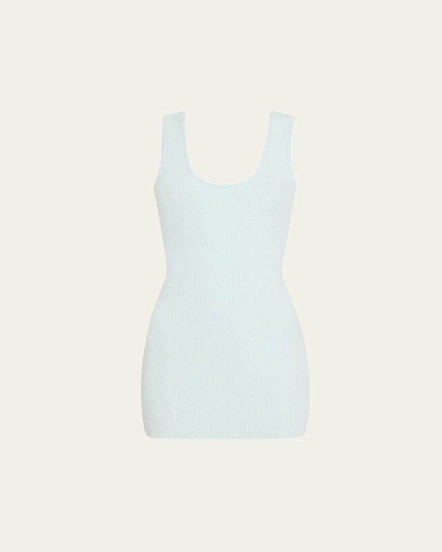 Ribbed Body-Con Knit Mini Dress