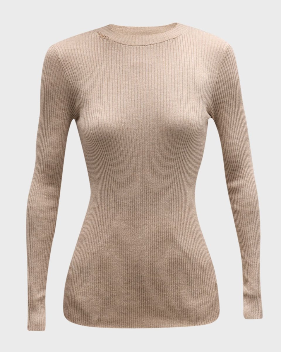 Ribbed Cashmere Top