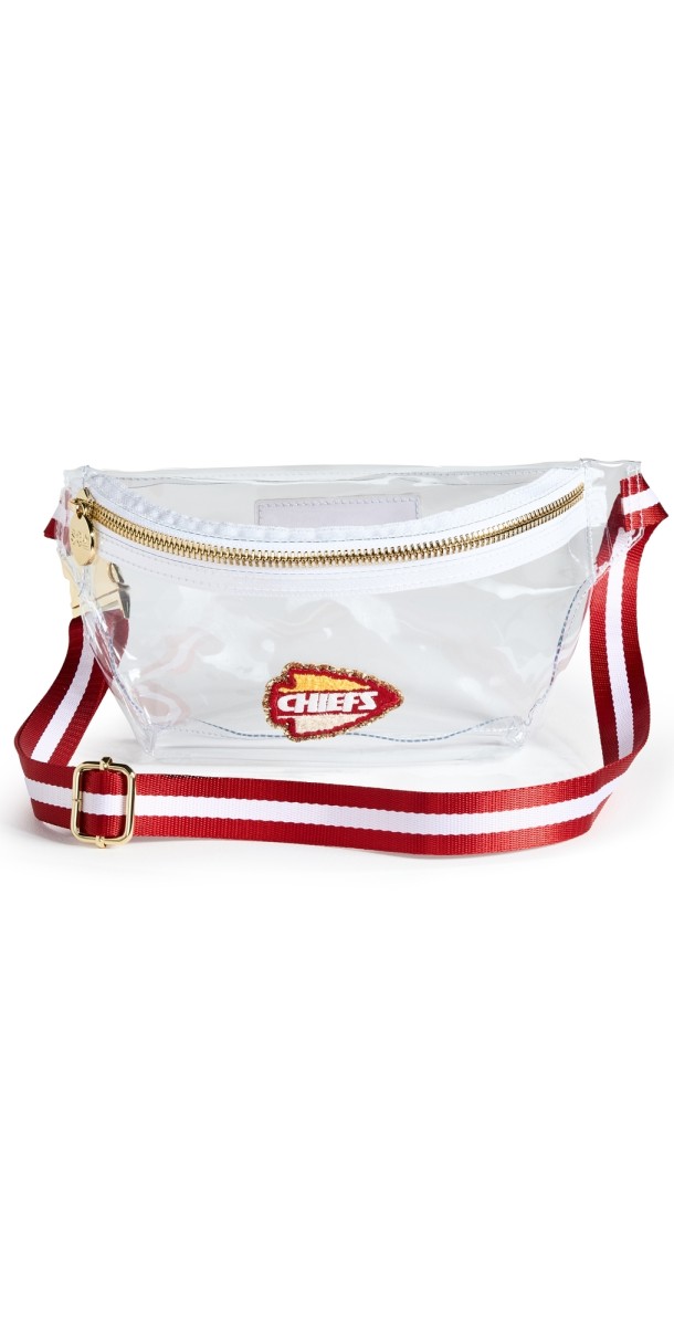 Stoney Clover Lane Kansas City Chiefs Clear Fanny Pack Red/Whit