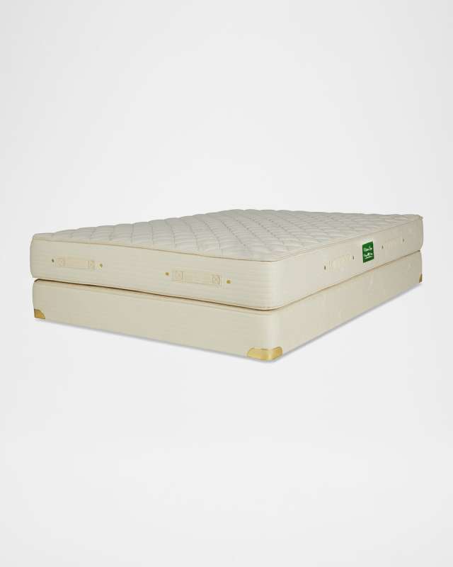 Nature Luxe Latex Quilt-Top Mattress and Box Spring Set