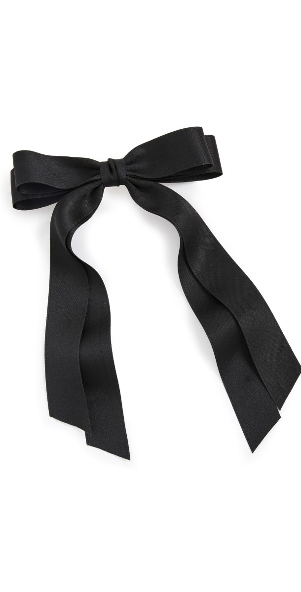 SHASHI Hair Bow Noir