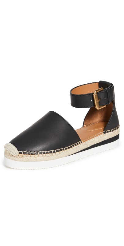 See by Chloé Glyn Flat Espadrilles Nero