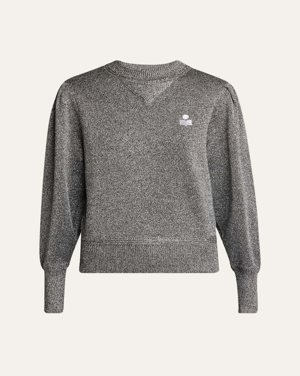 Kelaya Metallic Knit Logo Sweater