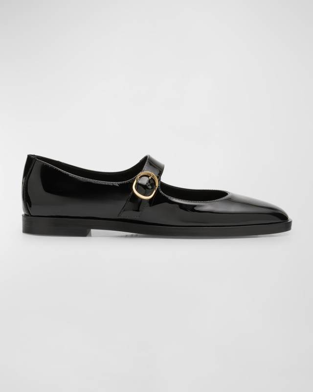 Loralei Patent Crystal Mary Jane Flats
