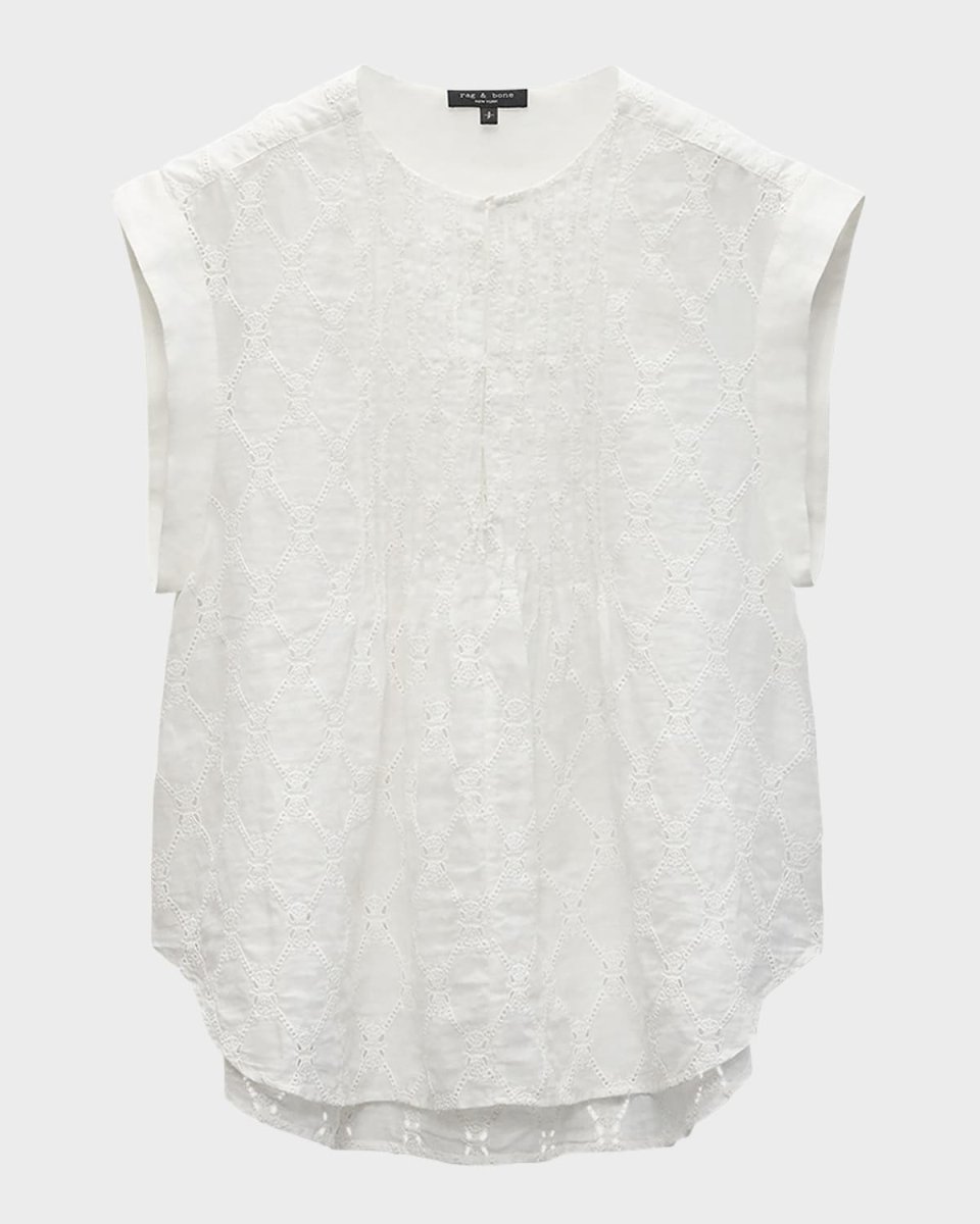 Gabby Embroidered Top