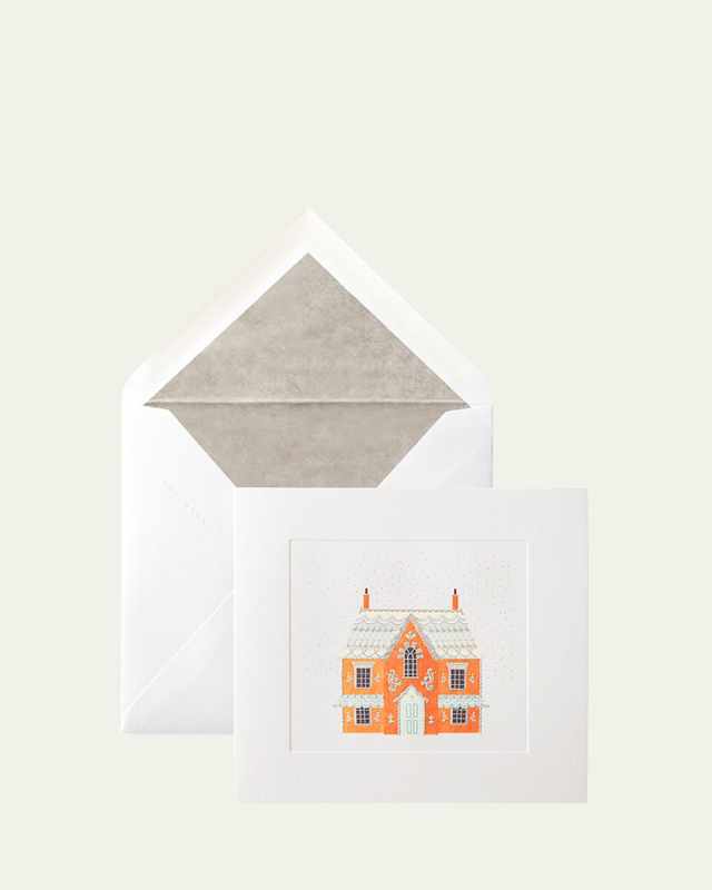 Gingerbread House Cards, Box of 10