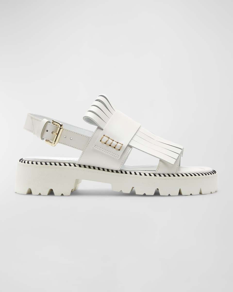 Raisasling Fringe Leather Sandals