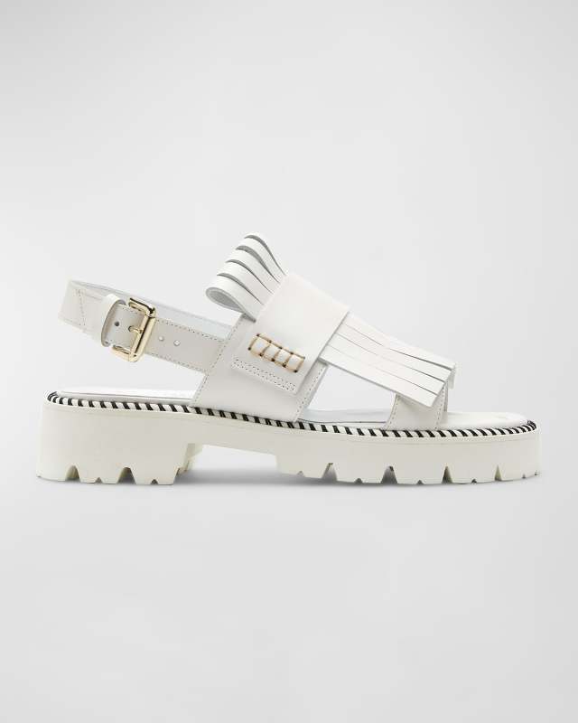 Raisasling Fringe Leather Sandals
