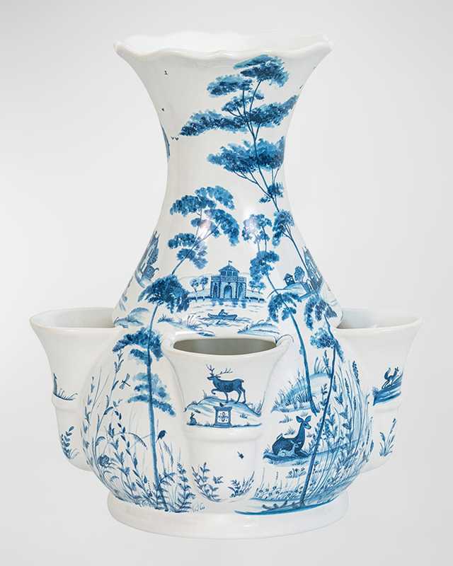 Country Estate Delft Blue Tulipiere Vase