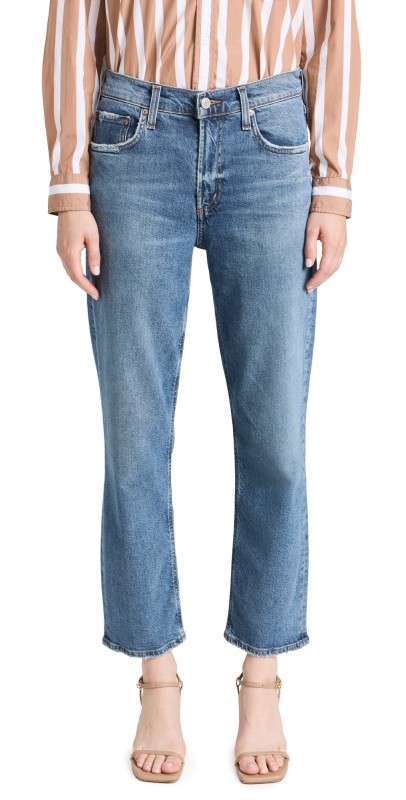AGOLDE Kye Mid Rise Straight Crop Jeans Notion
