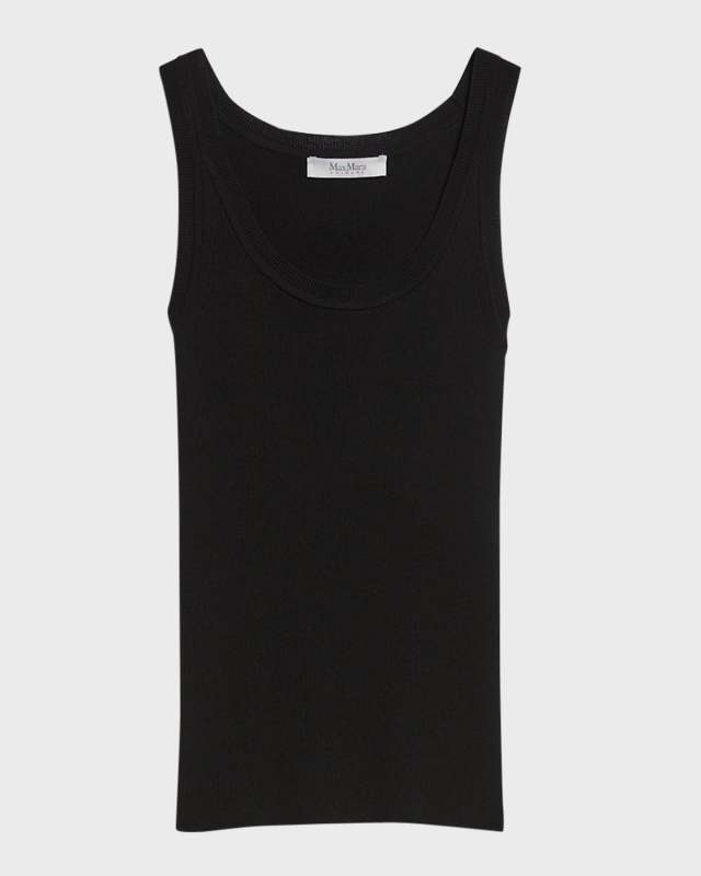 Siro Ribbed Scoop-Neck Tank