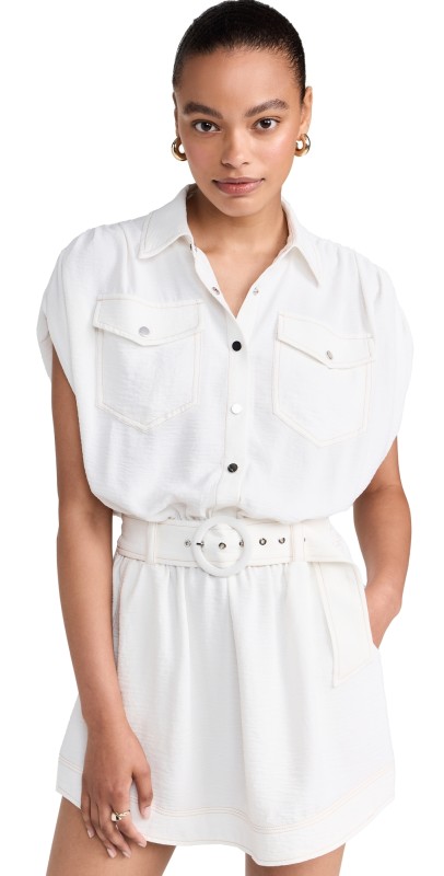 Ramy Brook Bess Dress Ivory
