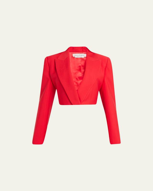 Tailored Crop Boxy Blazer