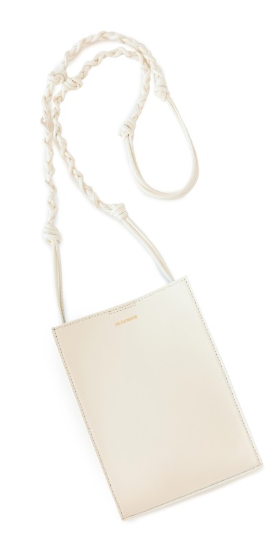 Jil Sander Tangle Small Crossbody Bag Eggshell