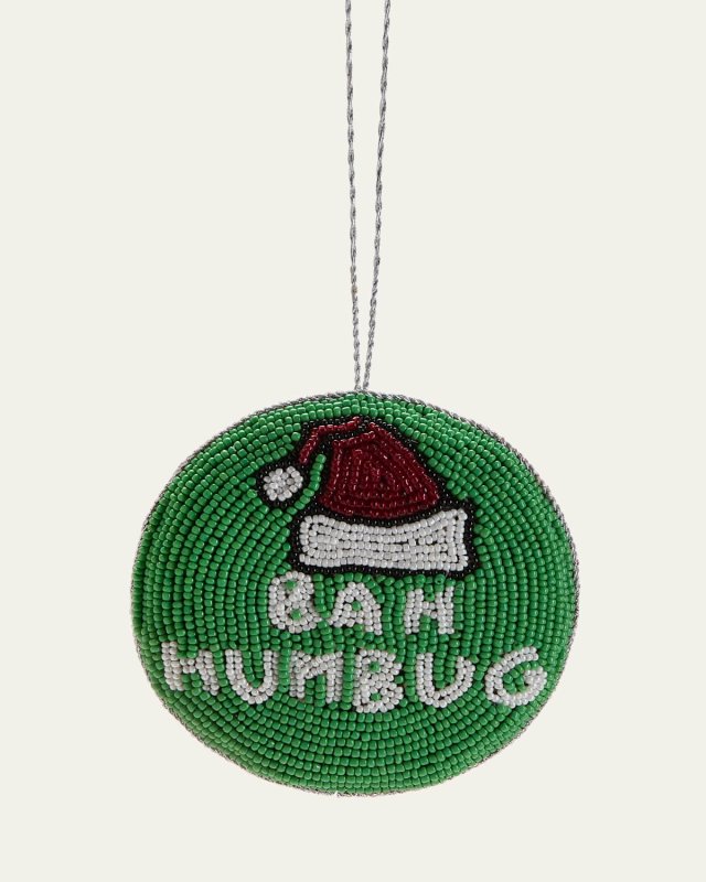 Bah Humbug Beaded Ornament