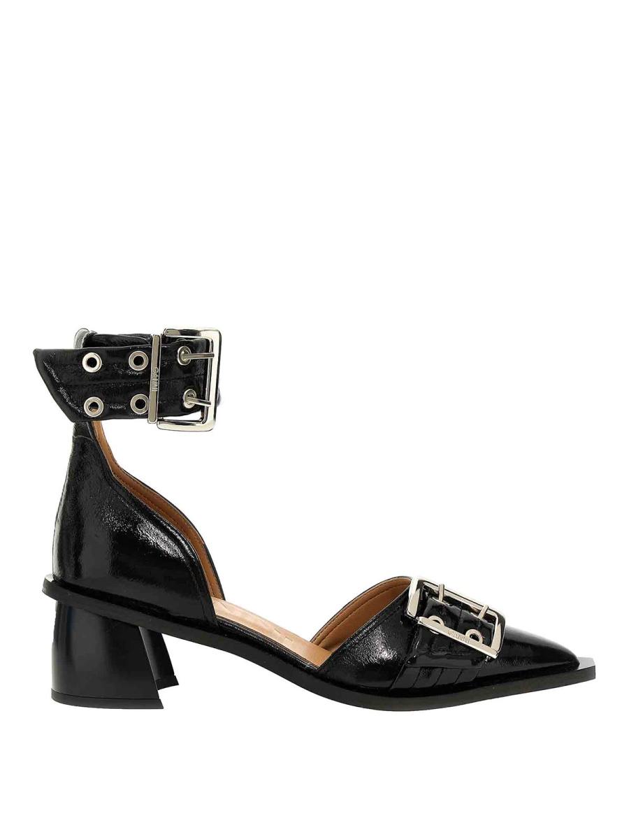 Ganni Chaussures À Talon - Noir