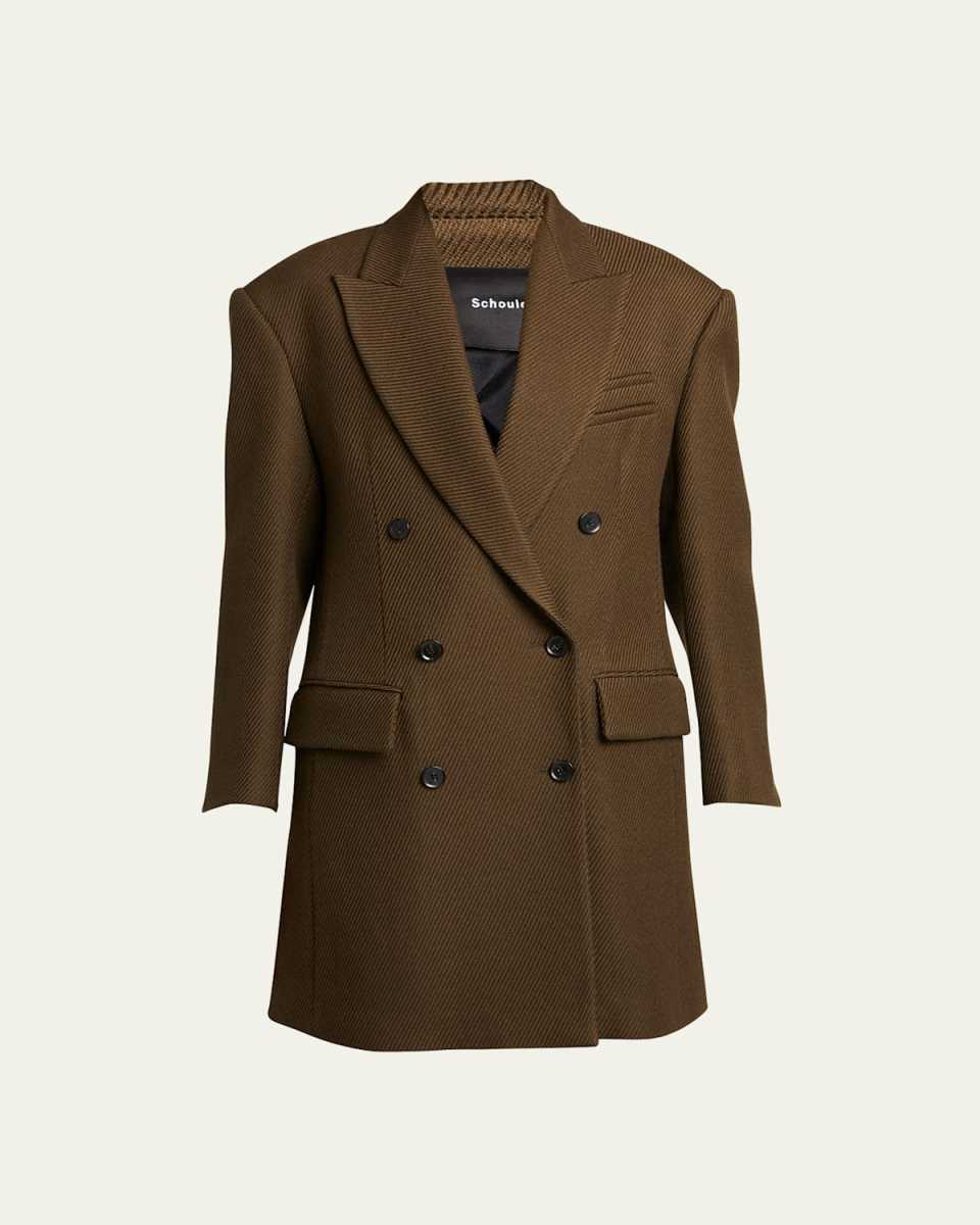 Henri Double-Breasted Wool Coat