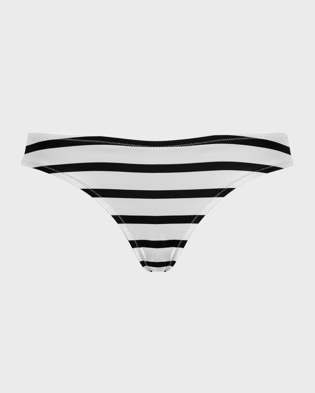 Stripes Jersey Bikini Bottoms