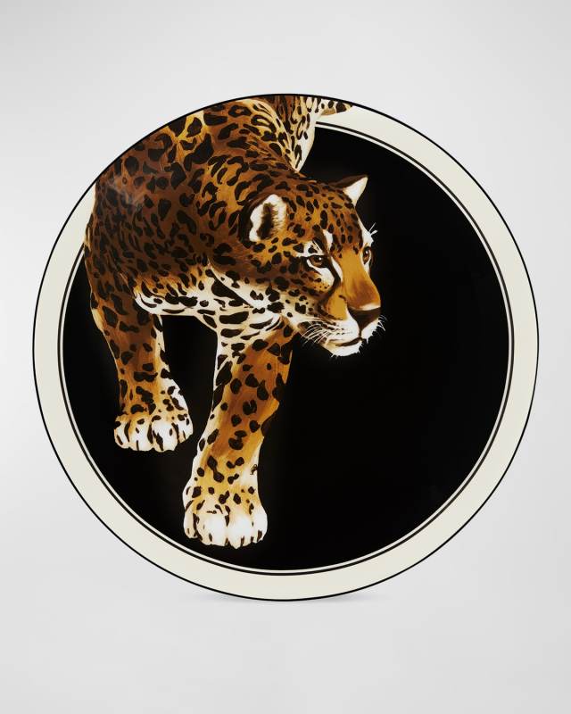 Leopard Medium Serving Plate