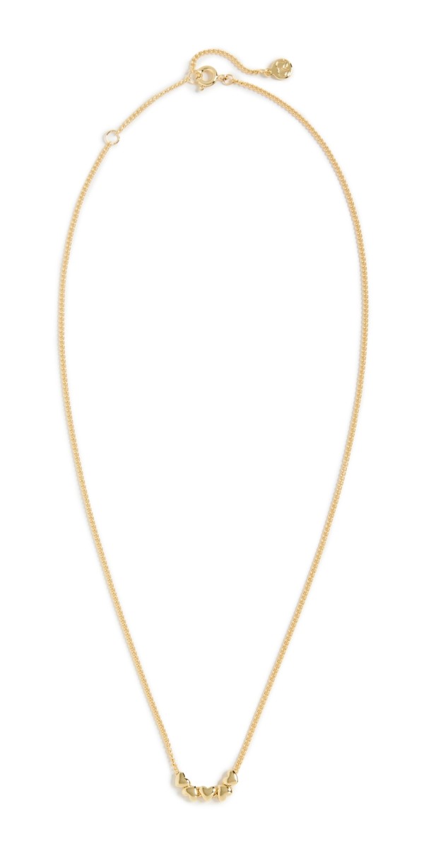 Gorjana Lou Heart Necklace Gold