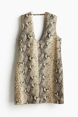 H&M Leather Mini Dress