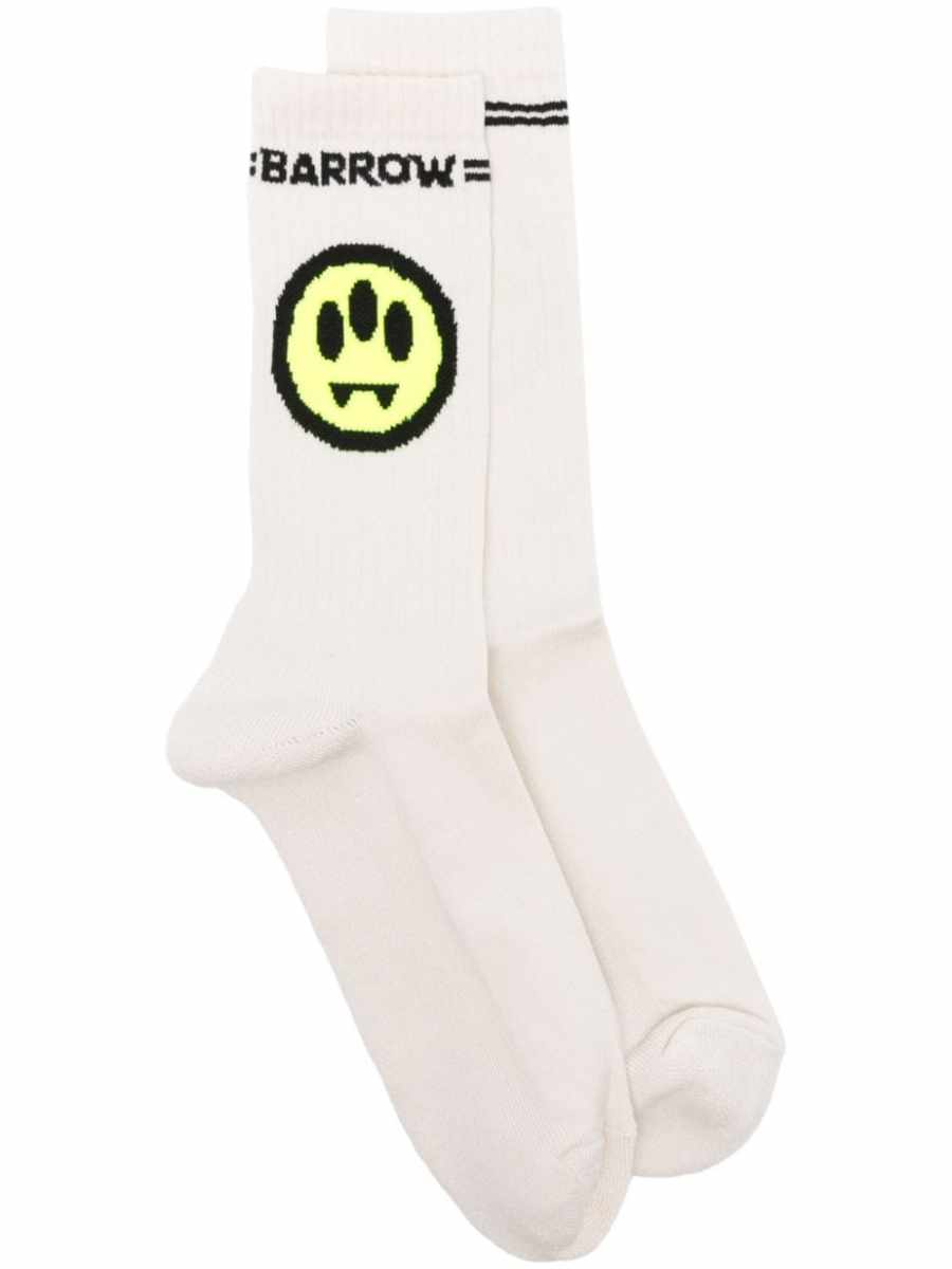 logo-jacquard socks