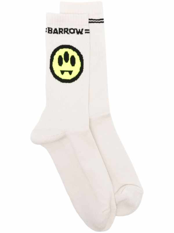 logo-jacquard socks