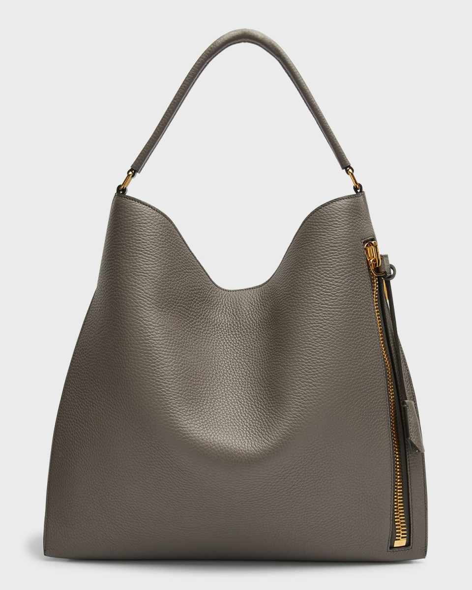 Alix Hobo Large in Grained Leather