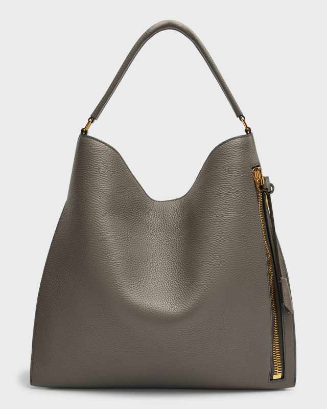 Alix Hobo Large in Grained Leather