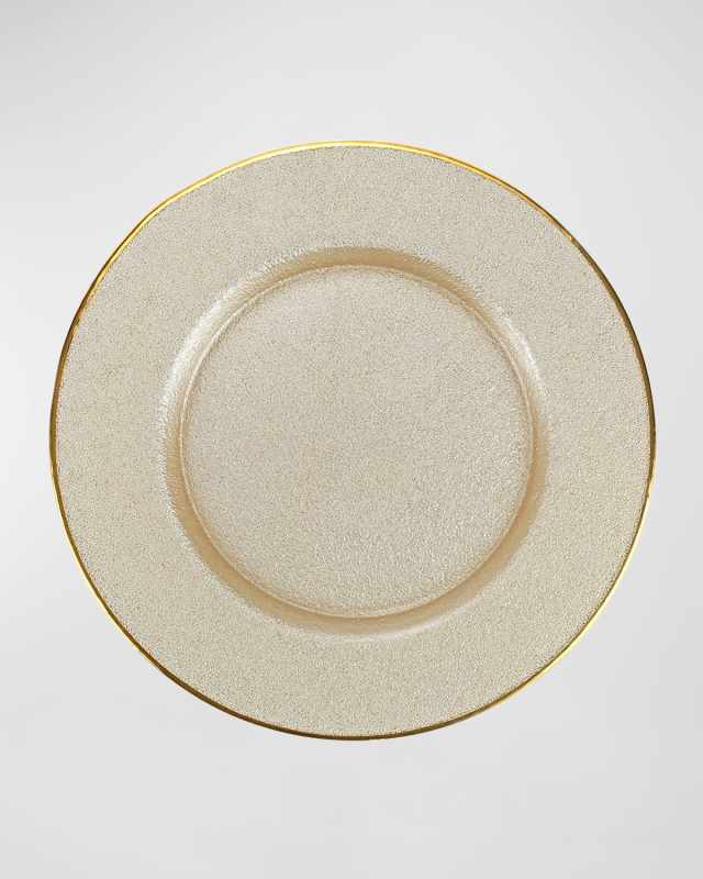 Metallic Pearly Dinner Plate