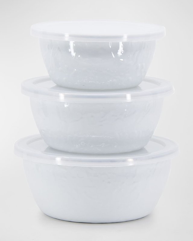 White Nesting Bowls