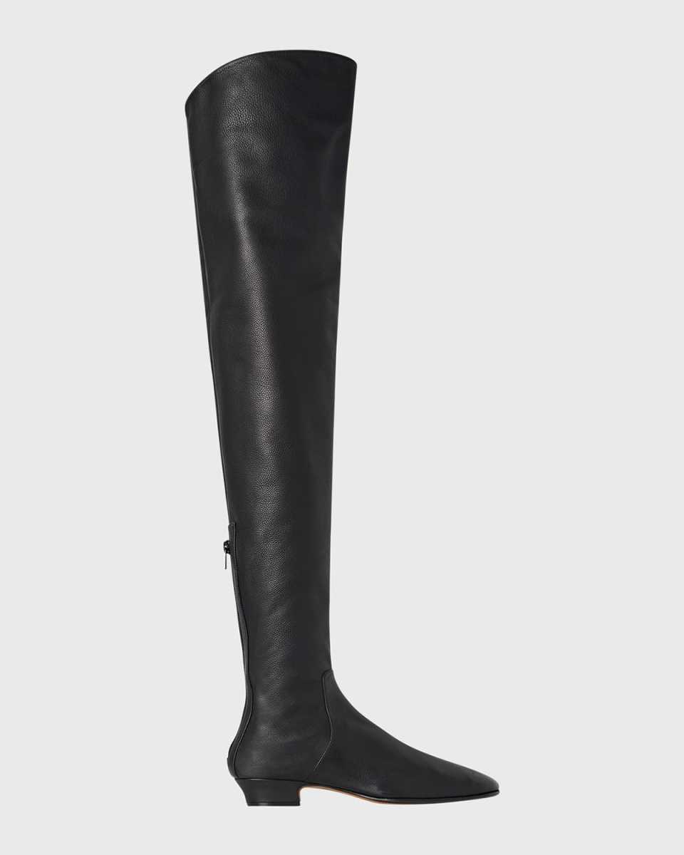 Awar Leather Over-The-Knee Boots