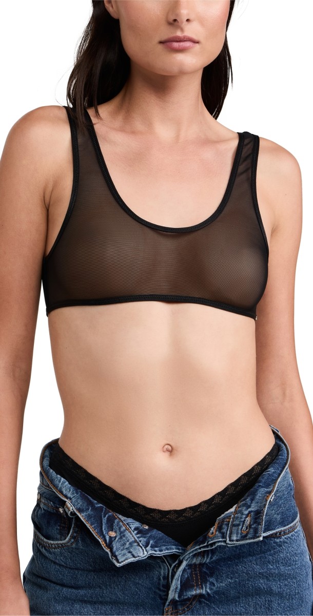 ANINE BING Karlin Bra Black