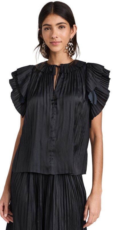 Ulla Johnson Elli Top Noir