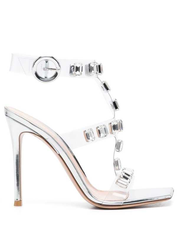 crystal-embellished 105mm sandals