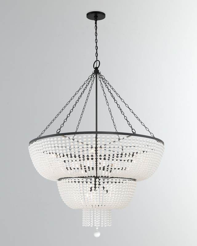 Rylee 15-Light Antiqued Gold Chandelier