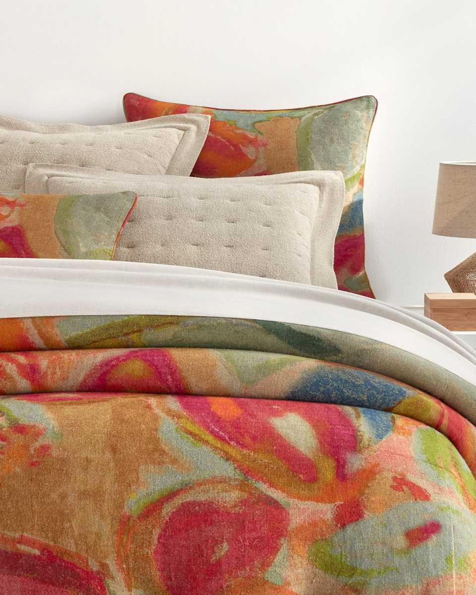 Joy Linen Full/Queen Duvet Cover, Multicolor