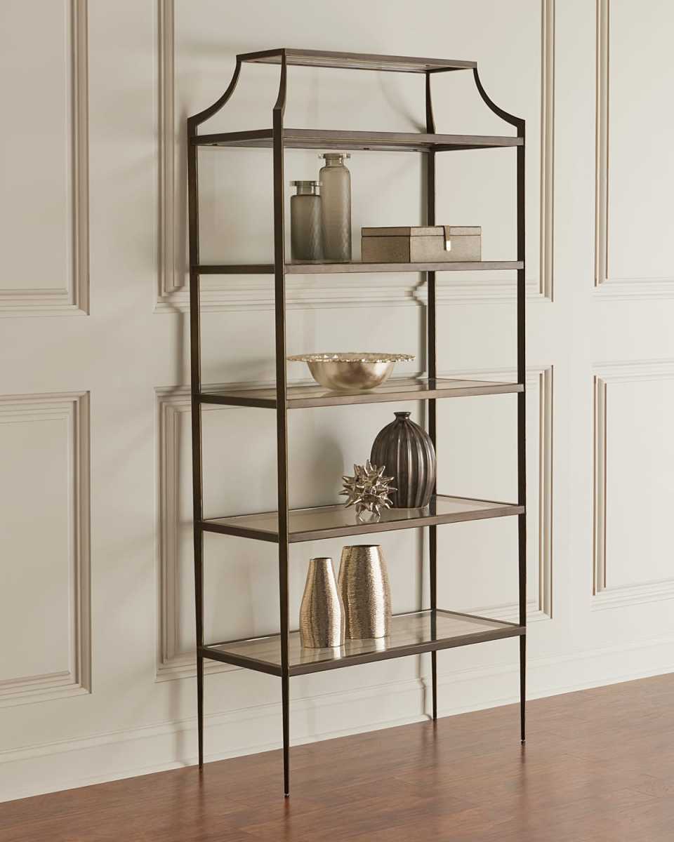 Mansard Metal Etagere